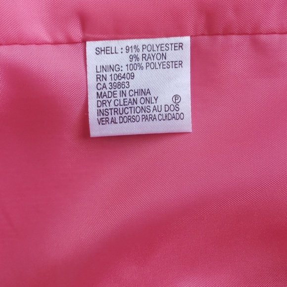 Tahari Pink Jacket- 6P - Picture 4 of 5